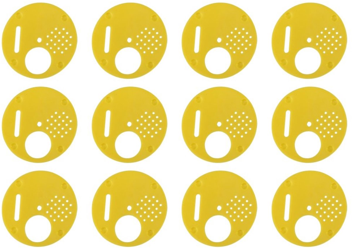 Dailygoods - Dailygoody - Beehive entrance - Beekeeper accessoires - Makkelijk te gebruiken - 12 stuks - Bescherming tegen muizen - Geschikt voor bijenstand - Plastic