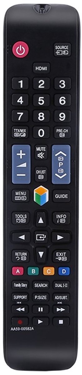Dailygoods - Dailygoody - Universale Afstandsbediening - Smart TV Vervanging - Duurzaam en Praktisch - Geschikt voor LED TV - Handig in Gebruik - Directe Bediening