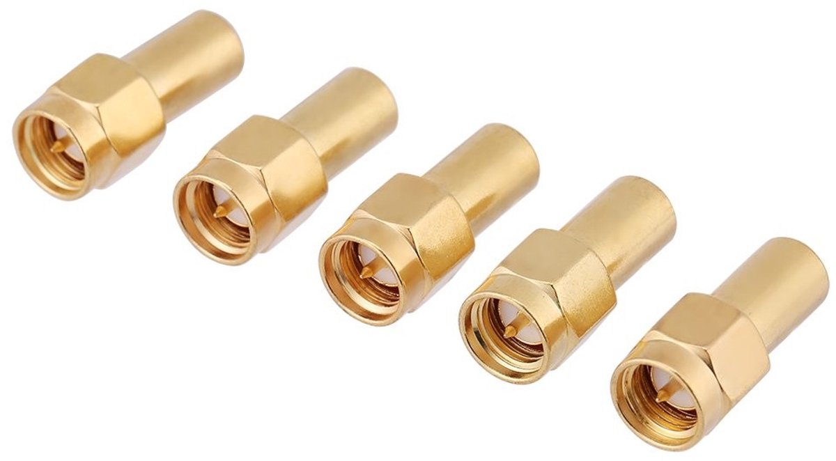Dailygoods - Dailygoody - SMA Terminators 5x 50 Ohm 2W Coaxiaal voor Antennes en GPS Systemen
