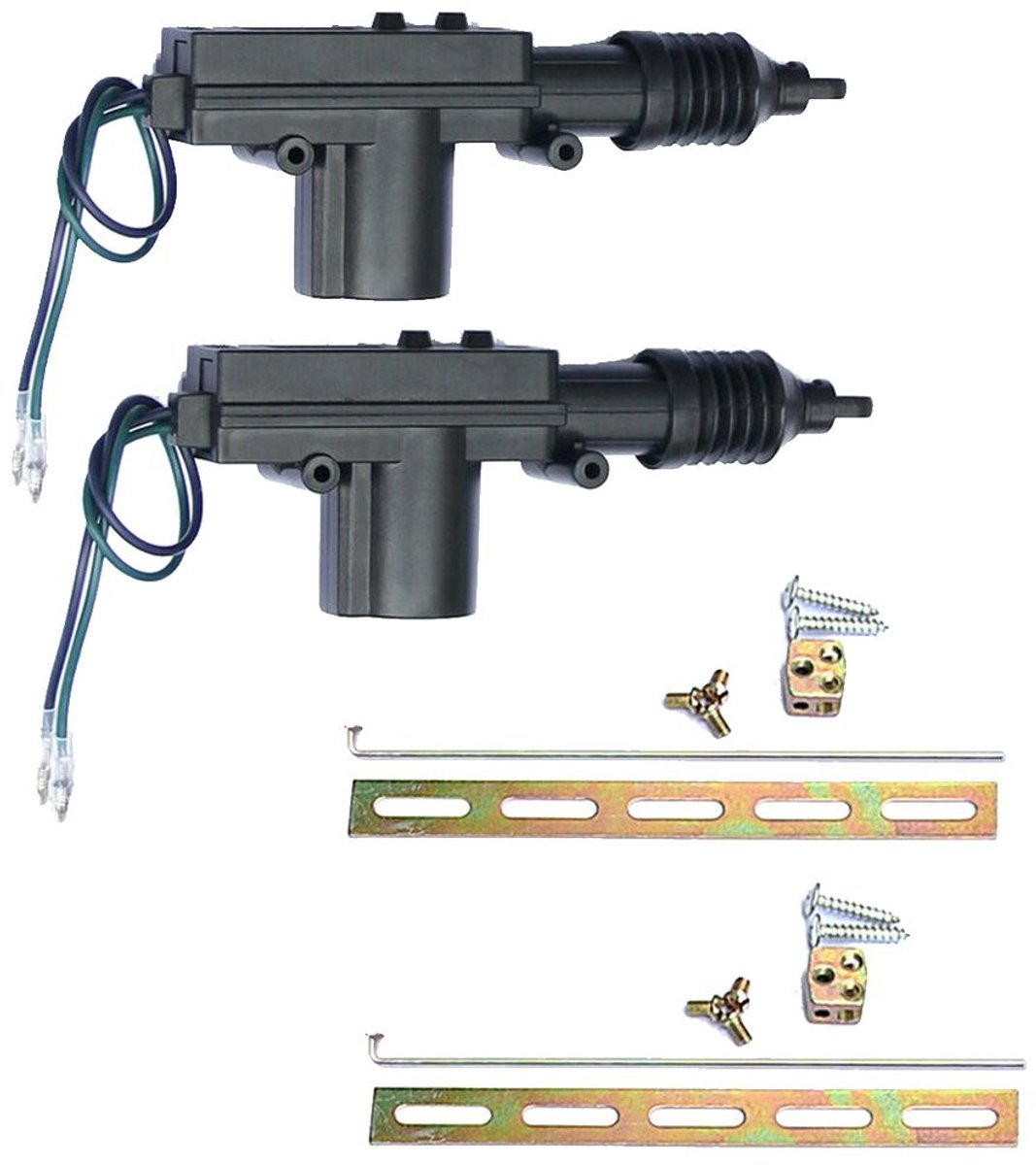 Dailygoods - Dailygoody - Elektrische Deurslot Actuator Set - 2x 12V - Universeel - Voor Auto's en Vrachtwagens - Betrouwbaar en veilig - Eenvoudige installatie