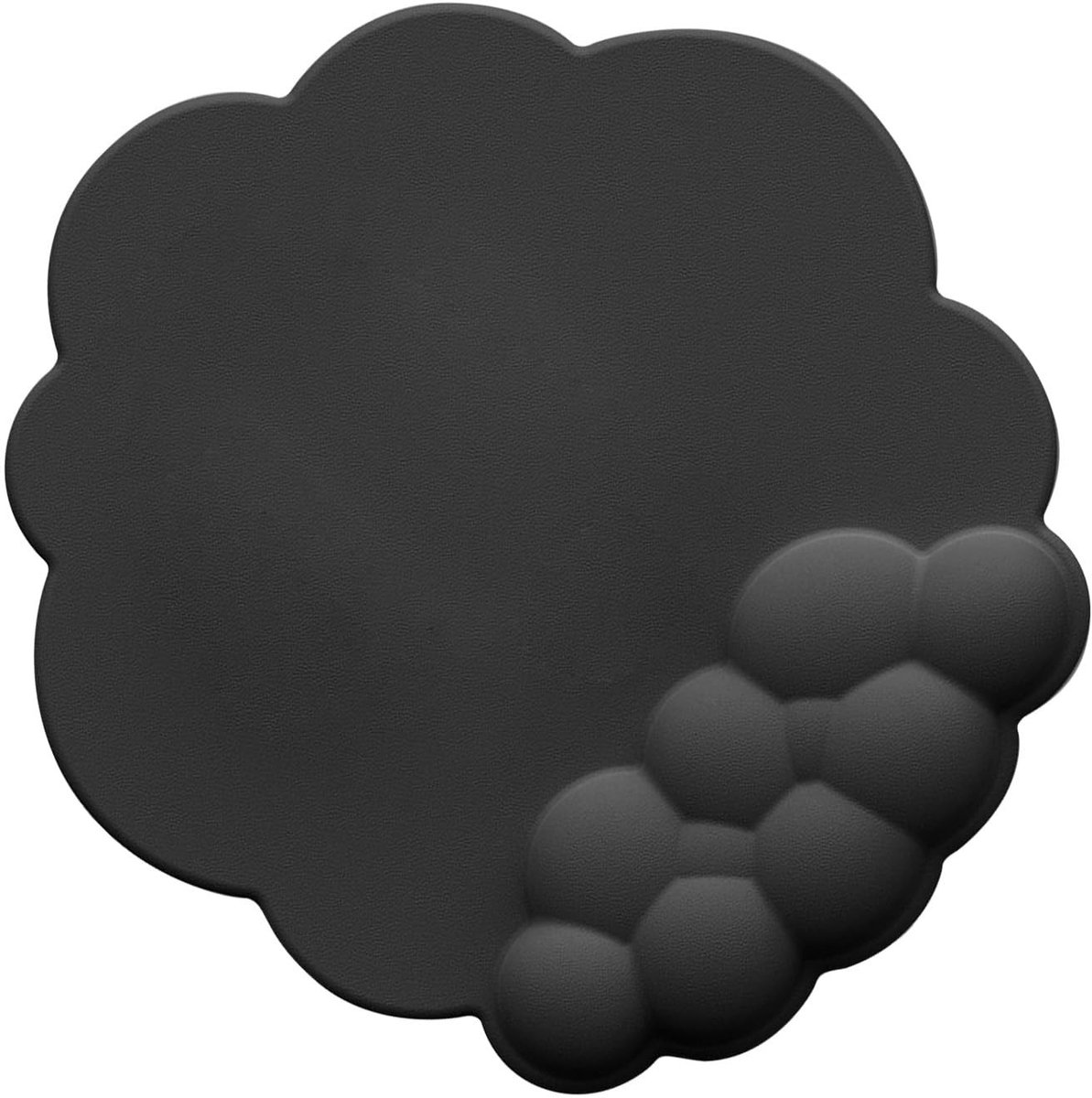 Dailygoods - Dailygoody - Cloud Muismat Polssteun - Ergonomische Gaming-Muismat - Draagbaar en Comfortabel - Zwart - Pijnverlichting - Antislipbasis voor Typen - G