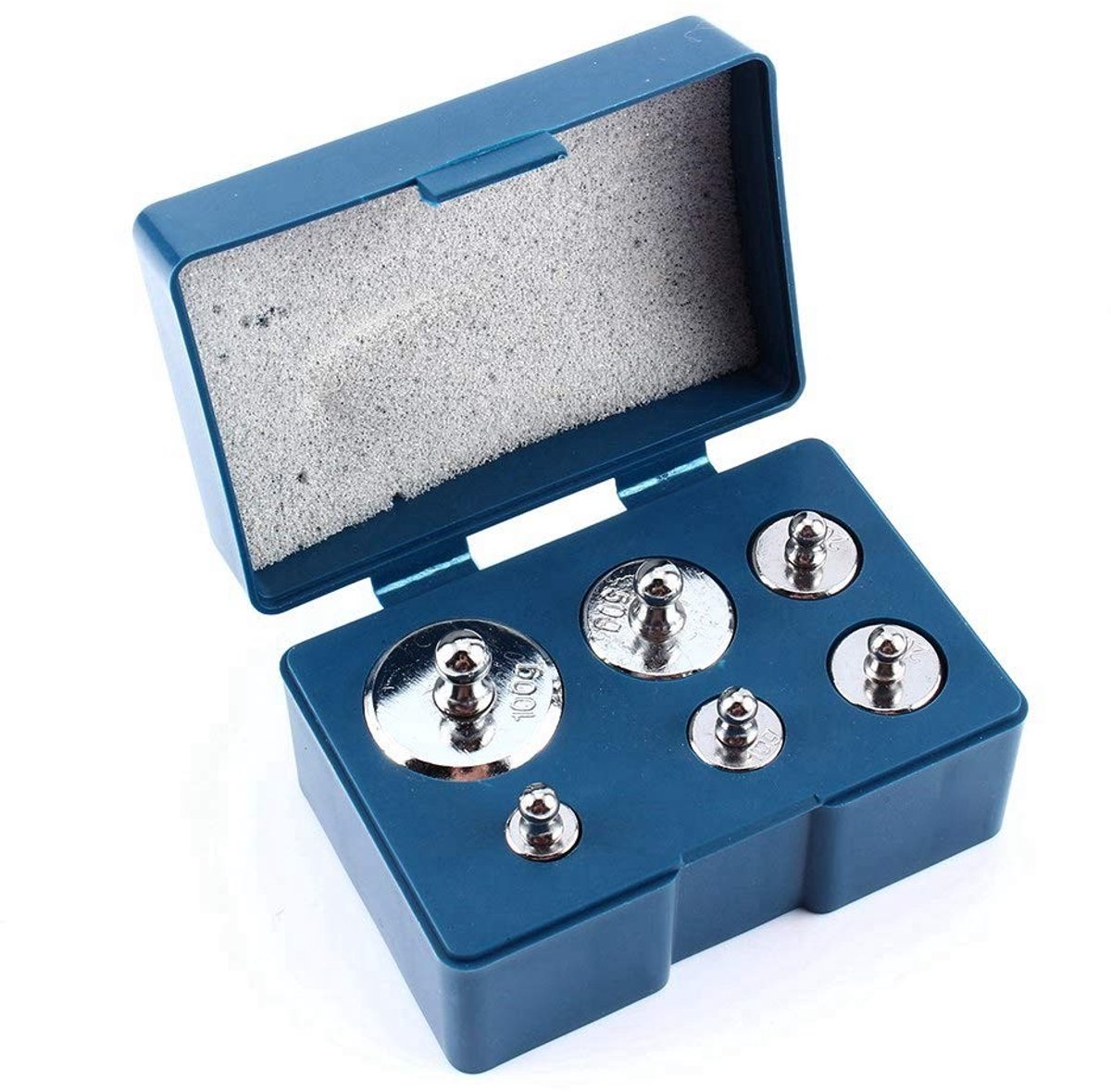 Dailygoods - Dailygoody - Gram Calibration Weight Kit - Precisie gewichten - Zilver - Digitale weegschaal - Kalibratie - Geschikt voor sieraden en laboratoria
