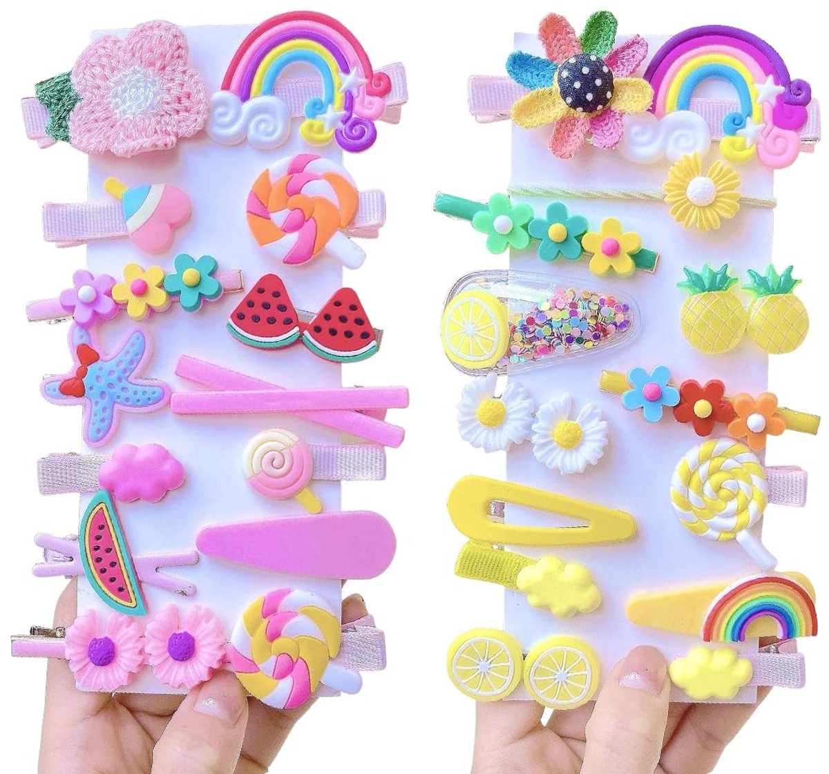Dailygoody - Haaraccessoires voor Meisjes - Haarspelden en Haarbanden - Schattige Stijl - Multicolor - Meisjes Haaraccessoires - Geschikt voor Fe