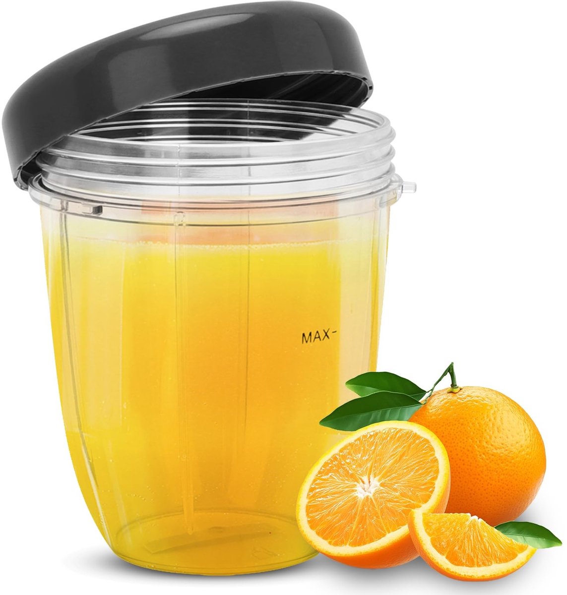 Dailygoody - Blenderonderdeelset - 32OZ Grote Beker - Veilig en Duurzaam - Gemakkelijk Schoon Te Maken - Compatibel voor Nutri 900W Blender - Kleine k...