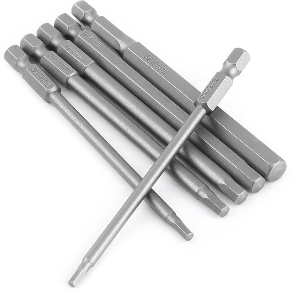 Dailygoods - Dailygoody - Torx Schroevendraaier Set - Magnetische Bits - 6 Stks - 100mm Lange Schroevendraaiers - Hexagon Head Tool - Geschikt voor Elektrische Ger