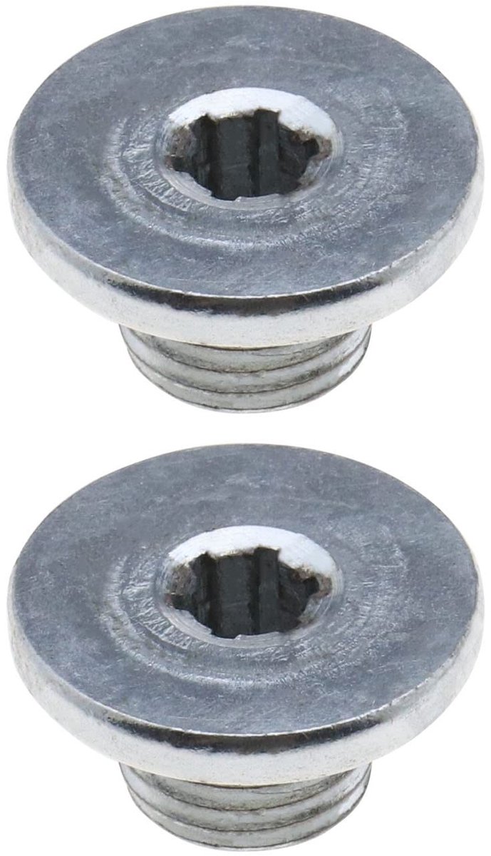 Dailygoods - 2 Stuks Metalen Olie Drain Plug voor Motoren