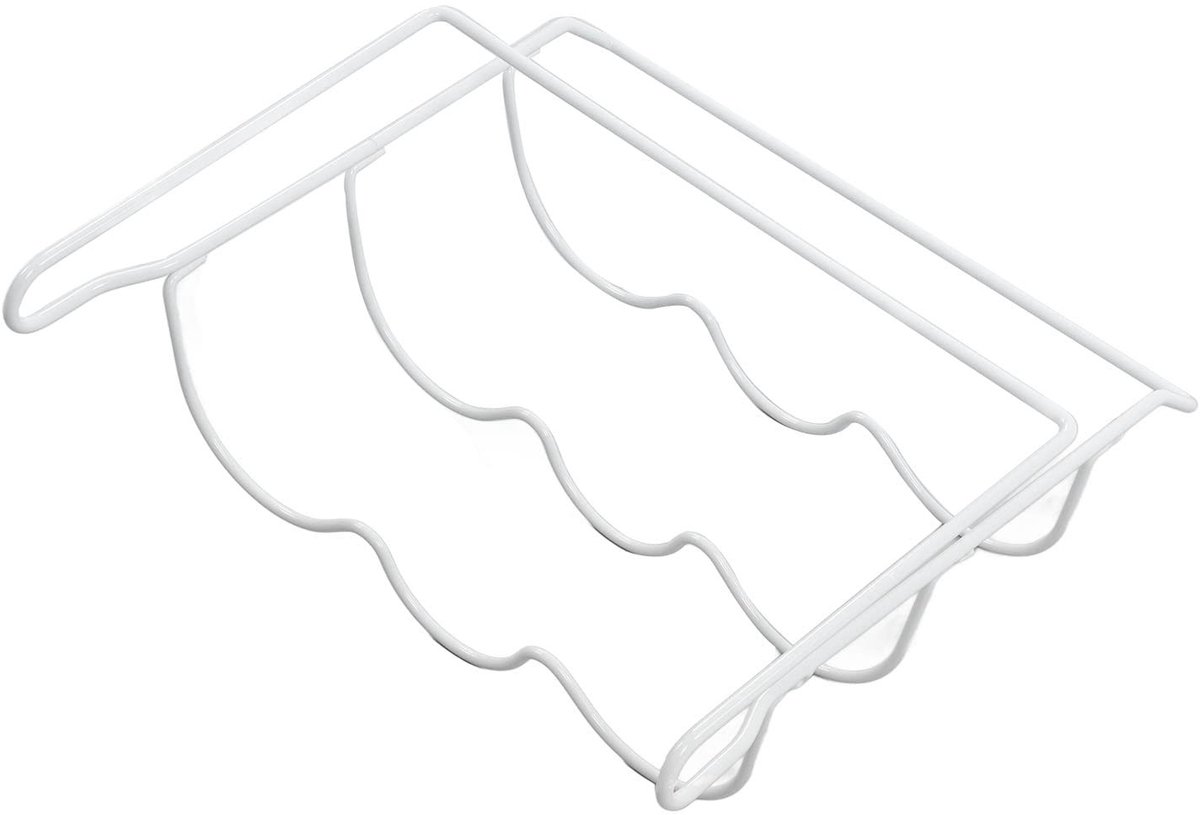Dailygoods - Dailygoody - Koelkast Wijnrek - Flessenhouder voor 3 Flessen - Sterk en Compact Ontwerp - Geschikt voor de Meeste Koelkasten - Ideaal voor Wijnliefheb...