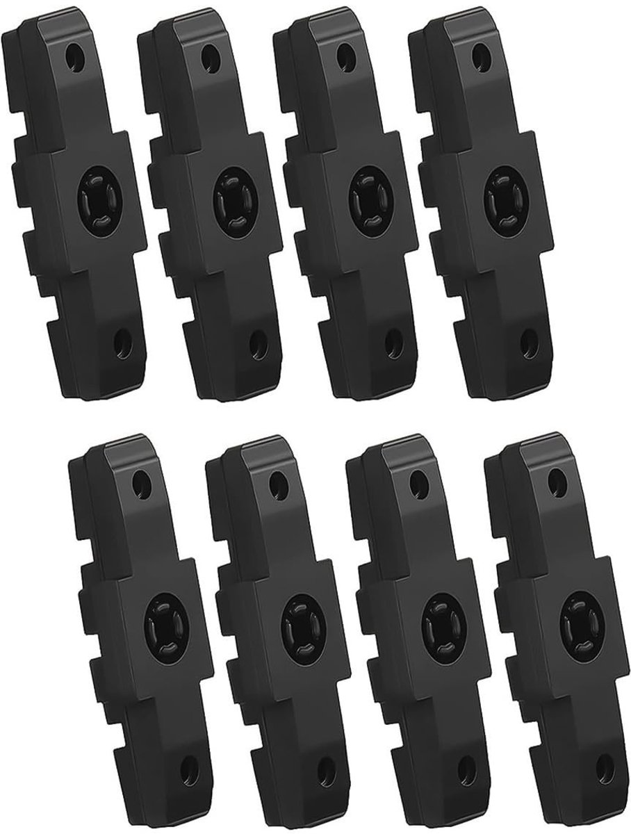 Dailygoods - Dailygoody - 8-delige fietsremblokken - Hoge reemprestaties - Zwart - Geschikt voor Magura HS11 HS22 HS33 - Perfecte compatibiliteit - Inclusief 8 rem