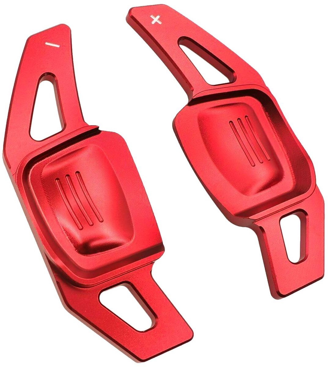 Dailygoods - Dailygoody - Stuurwiel Paddle Shifter Extensie - Aluminium Shifter Paddle - Perfecte grip - Rood - Verbeterde stuurervaring - Geschikt voor VW Go