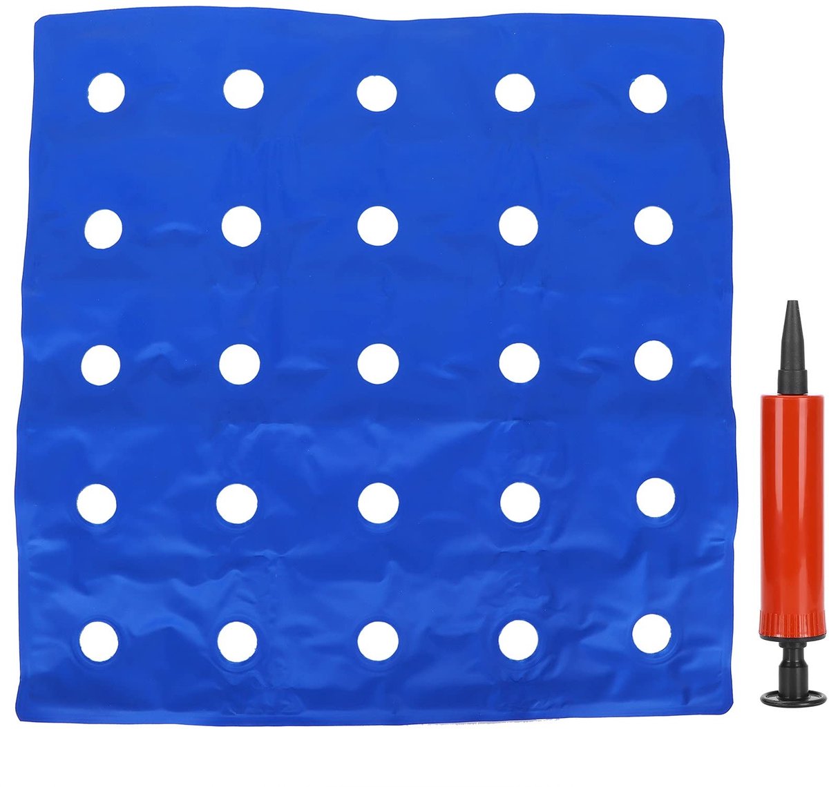 Dailygoods - Dailygoody - Opblaasbare Zitkussens - Luchtkussen - Comfortabel en Aanpasbaar - Geschikt voor Bureaustoelen en Rolstoelen - Ideaal voor Thuis en Kanto