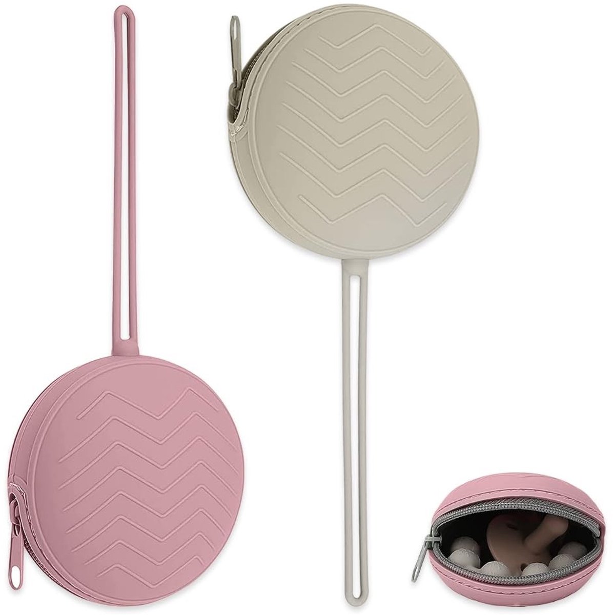 Dailygoods - 2 Stuks Siliconen Fopspeenbox voor Baby's