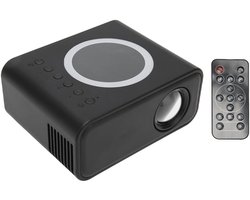 Dailygoods - Dailygoody - Miniprojector - Draagbare Projector - Full HD Thuisbioscoop - Zwart - Films Projecteren - Geschikt voor Telefoons en Tablets - Compa