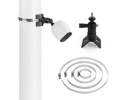 Verstelbare Wandbeugel voor Camera's met 1/4" Schroefdraad, 360° Draaiend, Geschikt voor Buitengebruik en Diverse Cameramodellen zoals Ring, Eufy, Wyze en Arlo