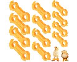 12 Stuks Kippenpoot Klemmen voor Ondersteuning en Alignering van Kuikens en Vogels, Ideaal voor Pasgeborenen en Dierenaccessoires