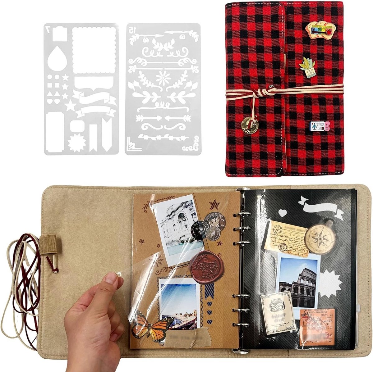 Creatieve Scrapbook Fotoalbums voor Herinneringen, Persoonlijke Projecten en Cadeaus