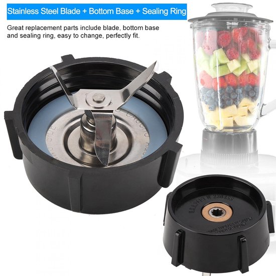 Dailygoods - Dailygoody - Blender Mes - Vervangingsonderdelen - Inclusief O-Ring - Voor Oster - Koken - Keukenaccessoires - Geschikt voor Oster - Vervangingsonder van Dailygoods — afbeelding 4