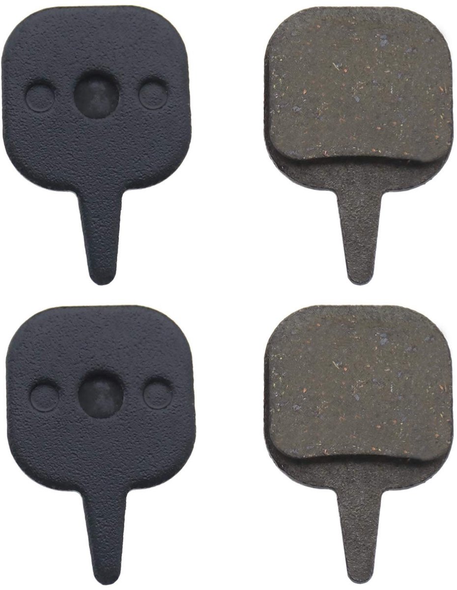 Dailygoods - Dailygoody - Fiets Schijfrem Pads - Semi-Metallic - 2 Paar - Zwart - Vervanging Onderdelen - Compatibel met Tektro IO - 4mm Dikte