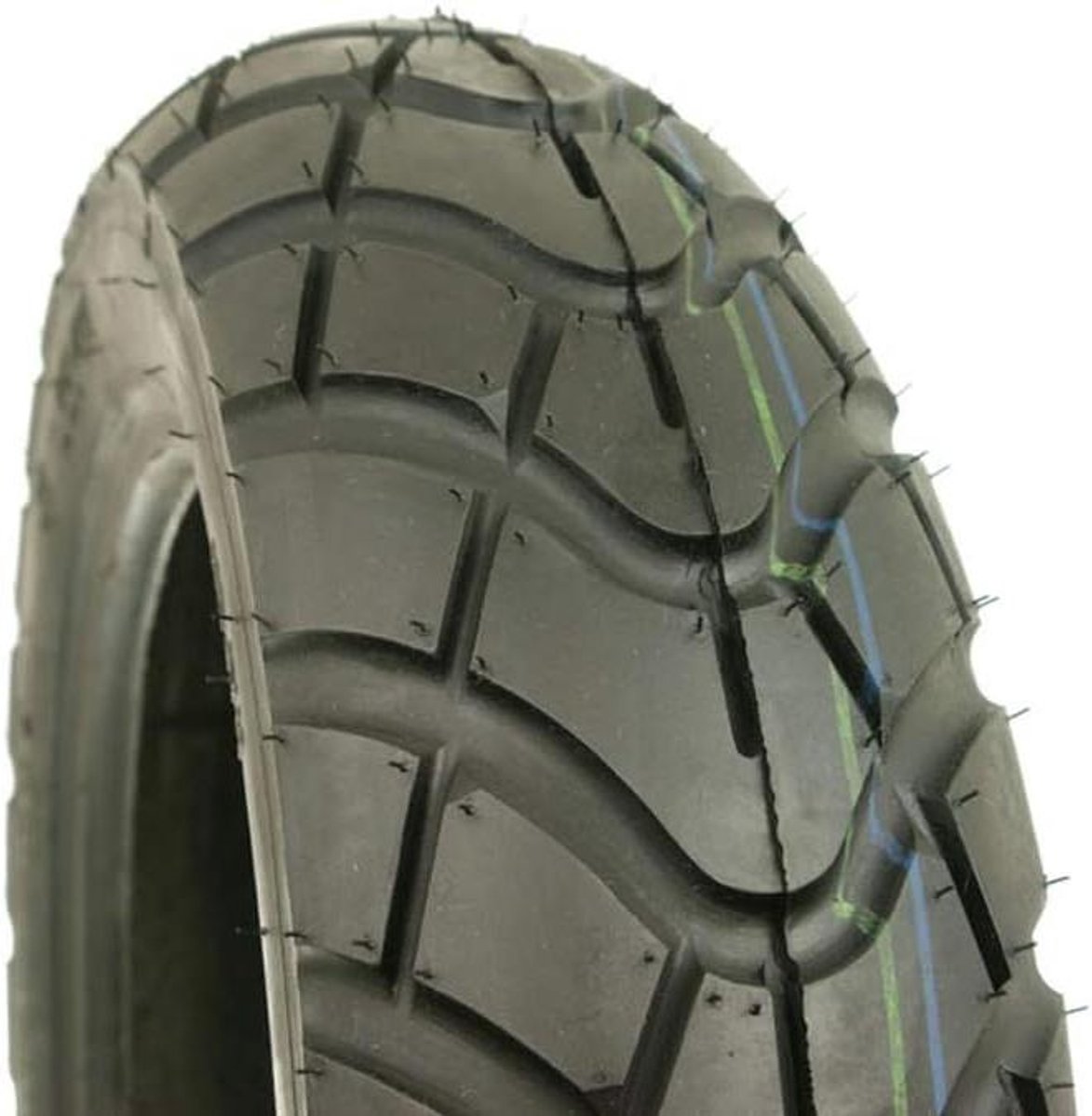 Scooterband K761 - All-season band - Veelzijdig rijden - Grip op diverse ondergronden - 110/90-12 - Zwart