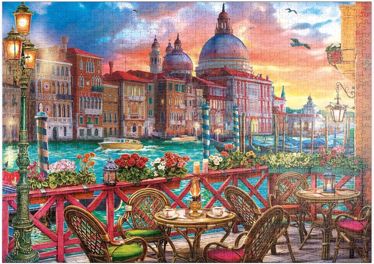 Legpuzzel 1000 Stukjes - Puzzel Stad - Ontspannen Vrije Tijd - Hoge Resolutie Print - 1000 Stukjes - Meerdere Kleuren