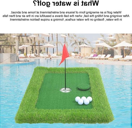 Drijvend Golf Voor Zwembad - Chipping Groen Spel - Zomer Achtertuin Entertainment van Merkloos — afbeelding 4