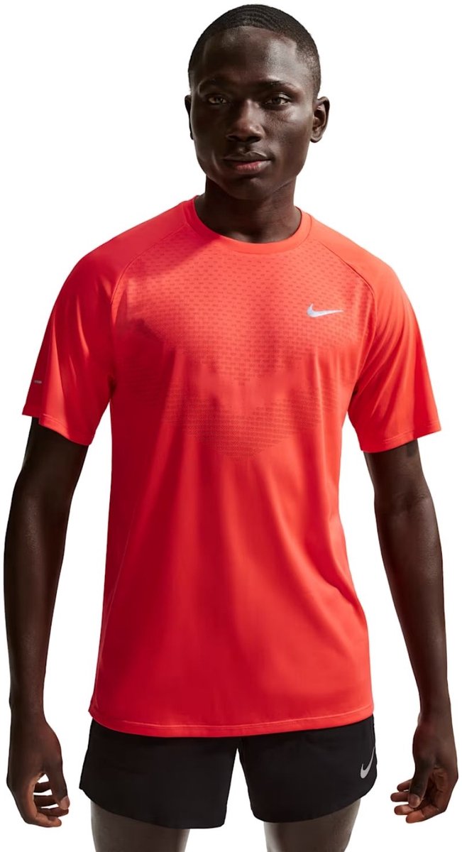 Nike Stride Hardloop shirt Heren XL Rood