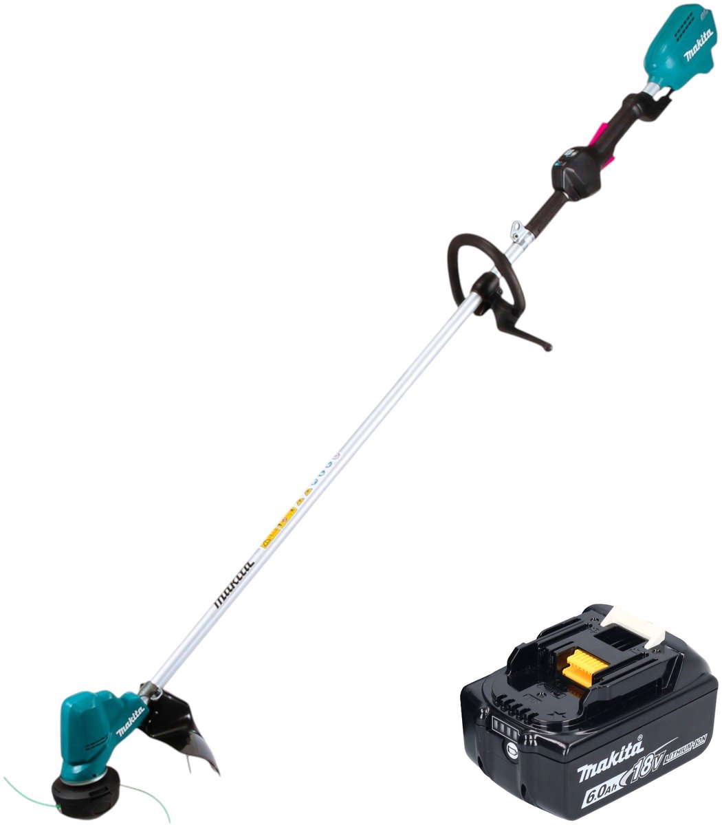 Makita DUR 190 LGX9 accu-grastrimmer 18 V 300 mm borstelloos + 1x accu 6,0 Ah - zonder oplader