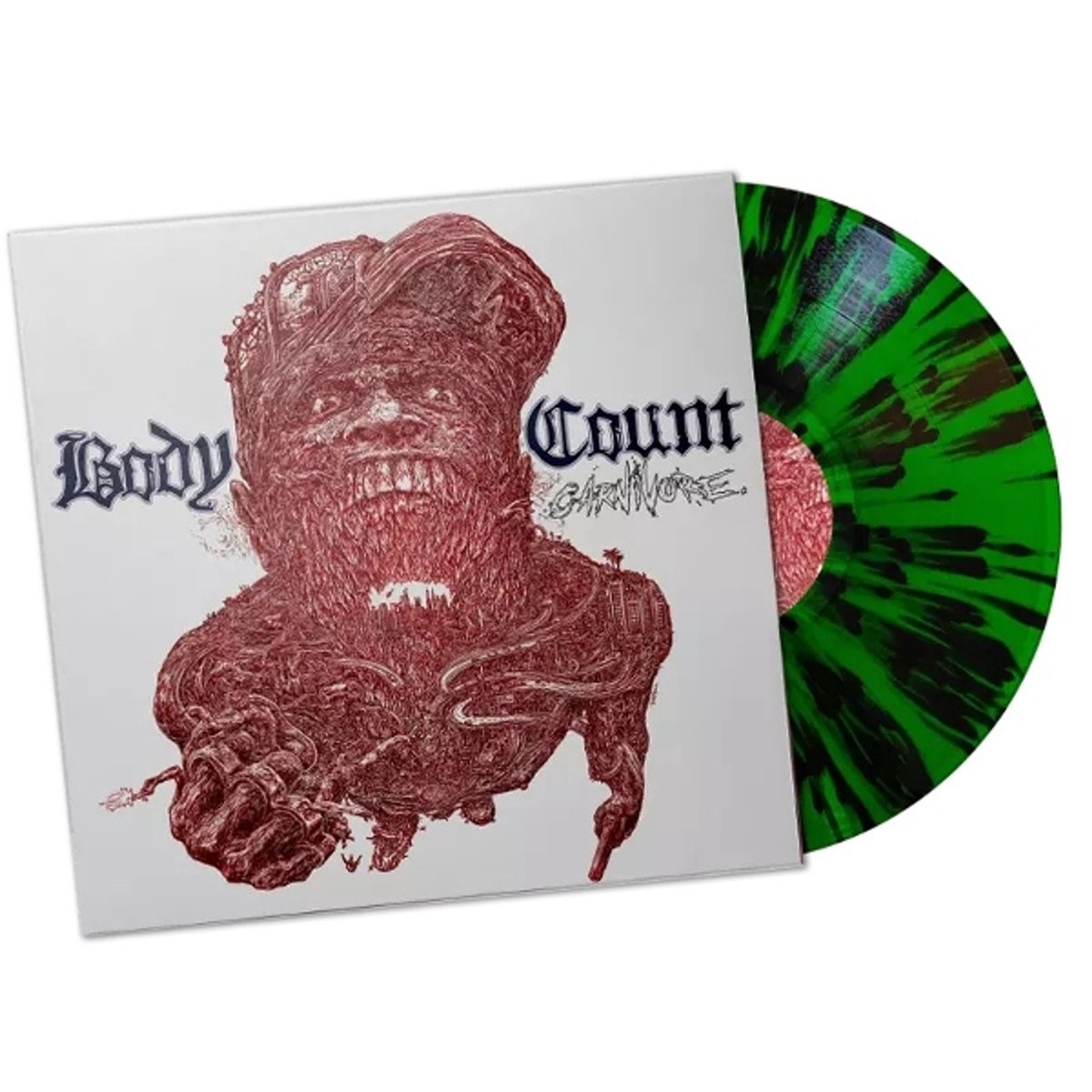 Body Count - Carnivore (green black kiwi splatter vinyl)