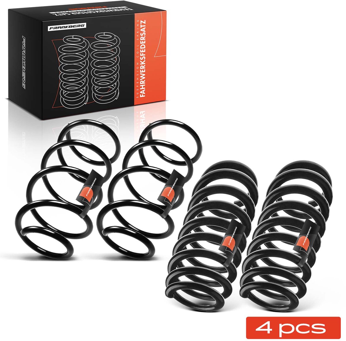 Frankberg 4x Veer Vooras Achteras voor BMW 3er E90 E91 E92