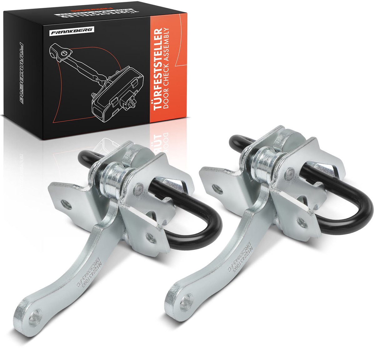 Frankberg 2x Deurbegrenzer voor Fiat Seicento/600 187