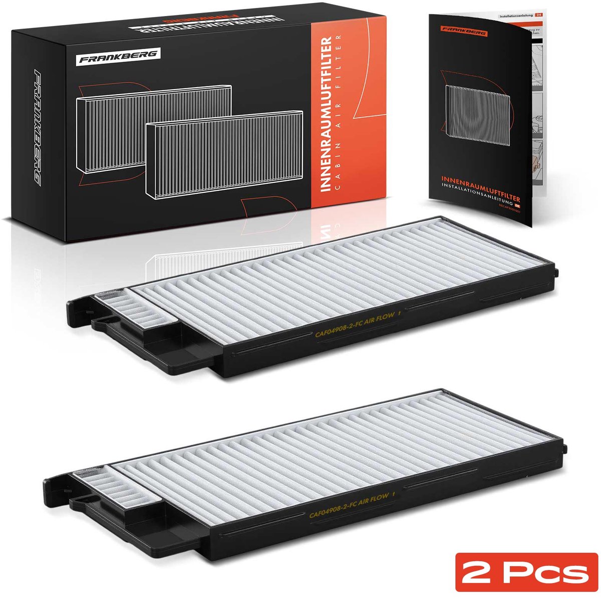 Frankberg 2x interieurfilter actiefkoolfilter voor Lexus