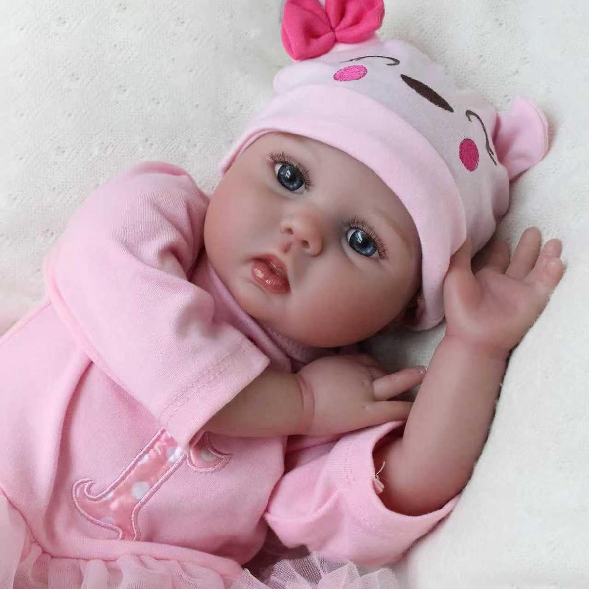 Reborn Babypop Meisje - Levensechte Pop - Peuterspeelgoed - Volledig Silicone - 14 Kilogram - Niet gespecificeerd