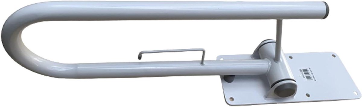 WC steunarm - Toilet armleuning - Veilig opstaan - Opklapbaar met papierhouder - 76 cm - null