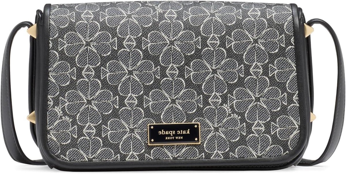Crossbody Tas - Schoudertas Kleine Tas - Onderweg Dragen - Spade Flower Jacquard - 23 x 8 x 8 cm