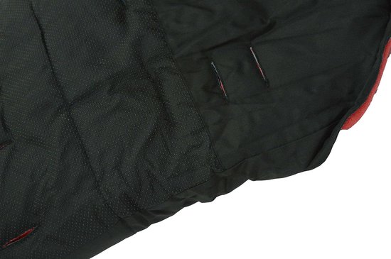 Voetenzak Kinderstoel - Zitverkleiner Stoel - Baby Warm Houden - Omkeerbaar naar Stoelvoering - 40 x 30 cm - Rood — afbeelding 4