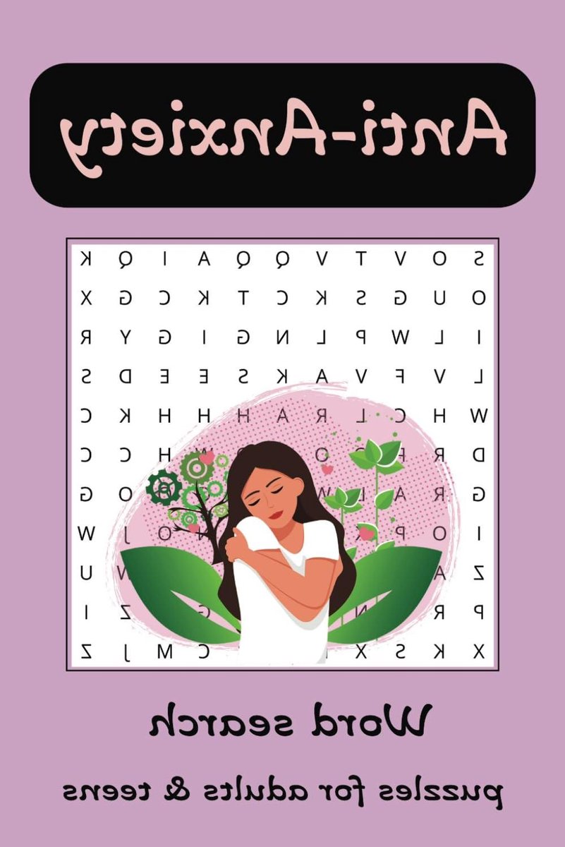 Anti-Anxiety Woordzoeker - Puzzelboek Ontspanning - Stress Verminderen - 50+ Puzzels - 6x9 inch - Niet gespecificeerd