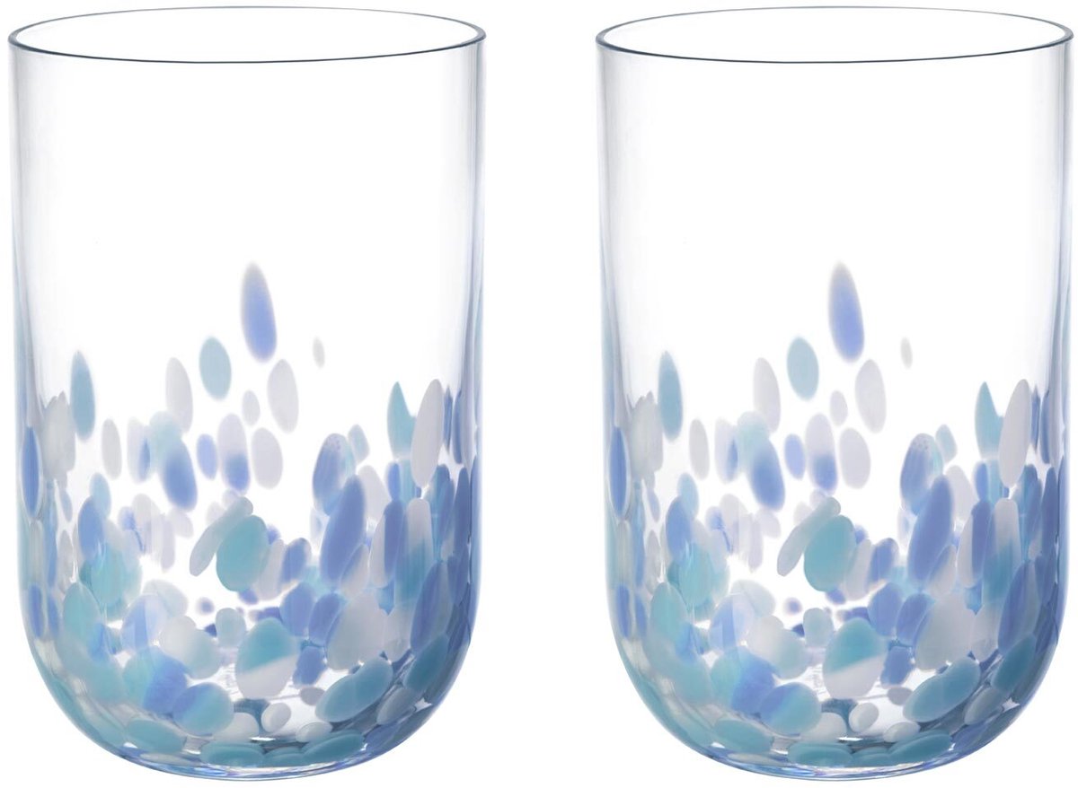 Longdrinkglas Like Confetti 300 ml Set van 2