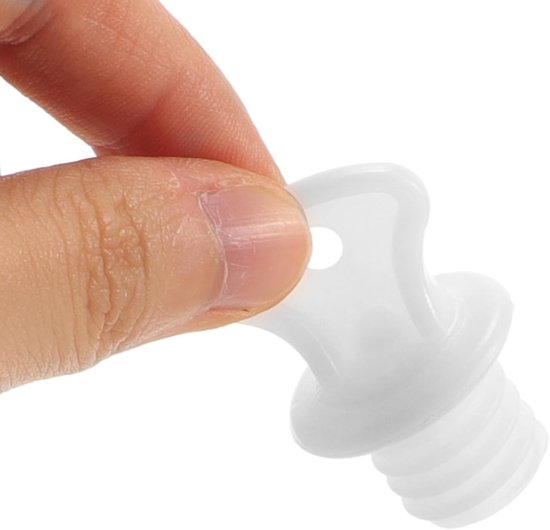 Warmwaterkruik Stop - Warmzak Afsluiting - Warmwaterzak Verwarmen - Gladde Afwerking - 3.6 x 2.4 x 2.4 cm - Zwart van Merkloos — afbeelding 5