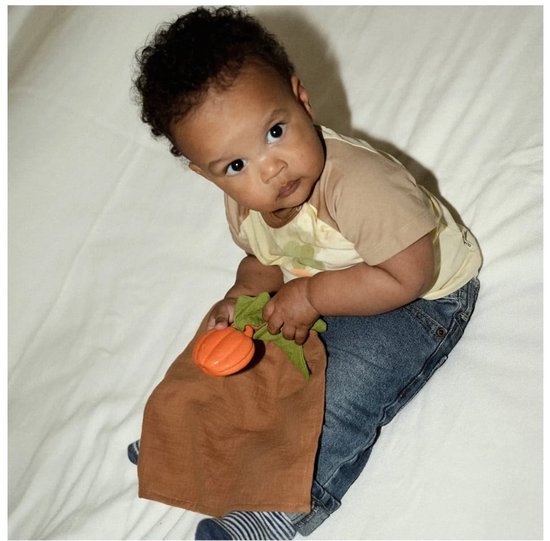 Oli and Carol Knuffeldoek Pompoen Big Doudou Pipa the Pumpkin van Merkloos — afbeelding 3