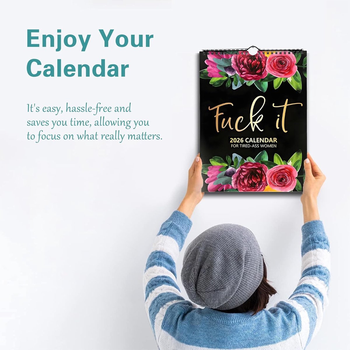 2024 Kalender Vrouwen - Maandelijkse Planner - Grappige Cadeau Idee - Vloekige Kalender - 21.6 x 28 cm - Multicolor — cadeau in Kalenders & Planners - foto 6