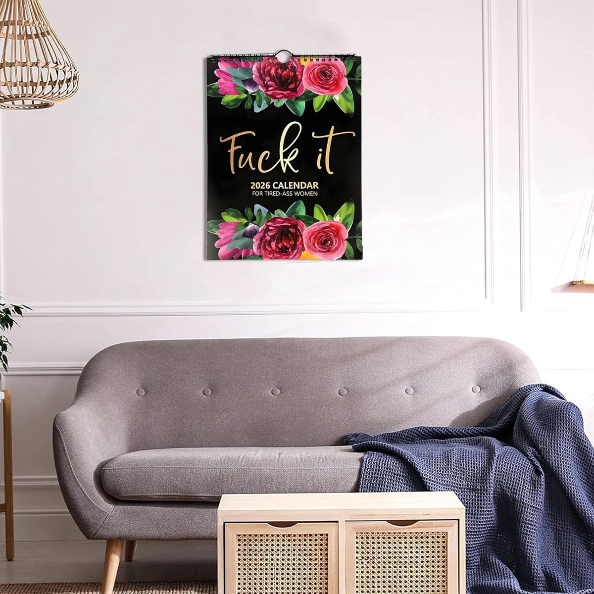 2024 Kalender Vrouwen - Maandelijkse Planner - Grappige Cadeau Idee - Vloekige Kalender - 21.6 x 28 cm - Multicolor — cadeau in Kalenders & Planners - foto 2