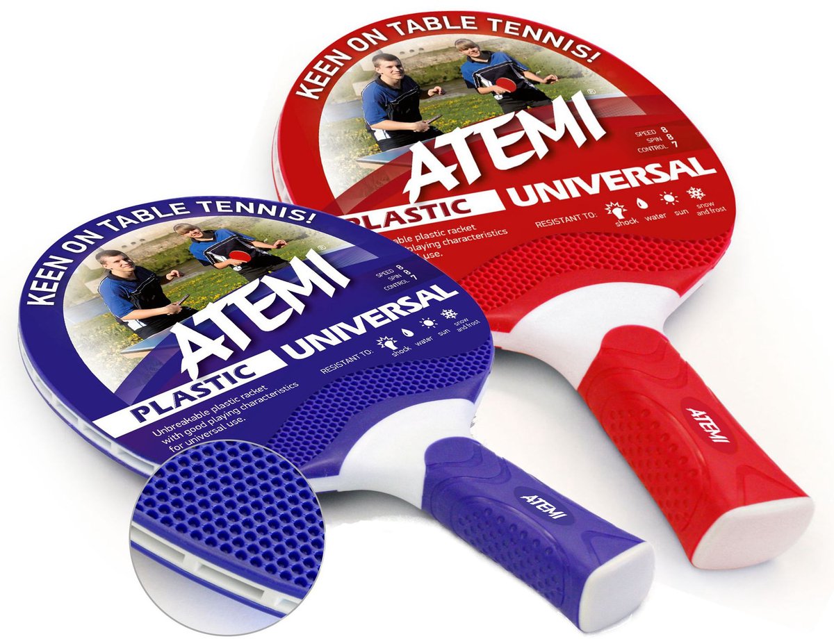 Atemi Tafeltennis bat Atemi Outdoor Glasvezel.