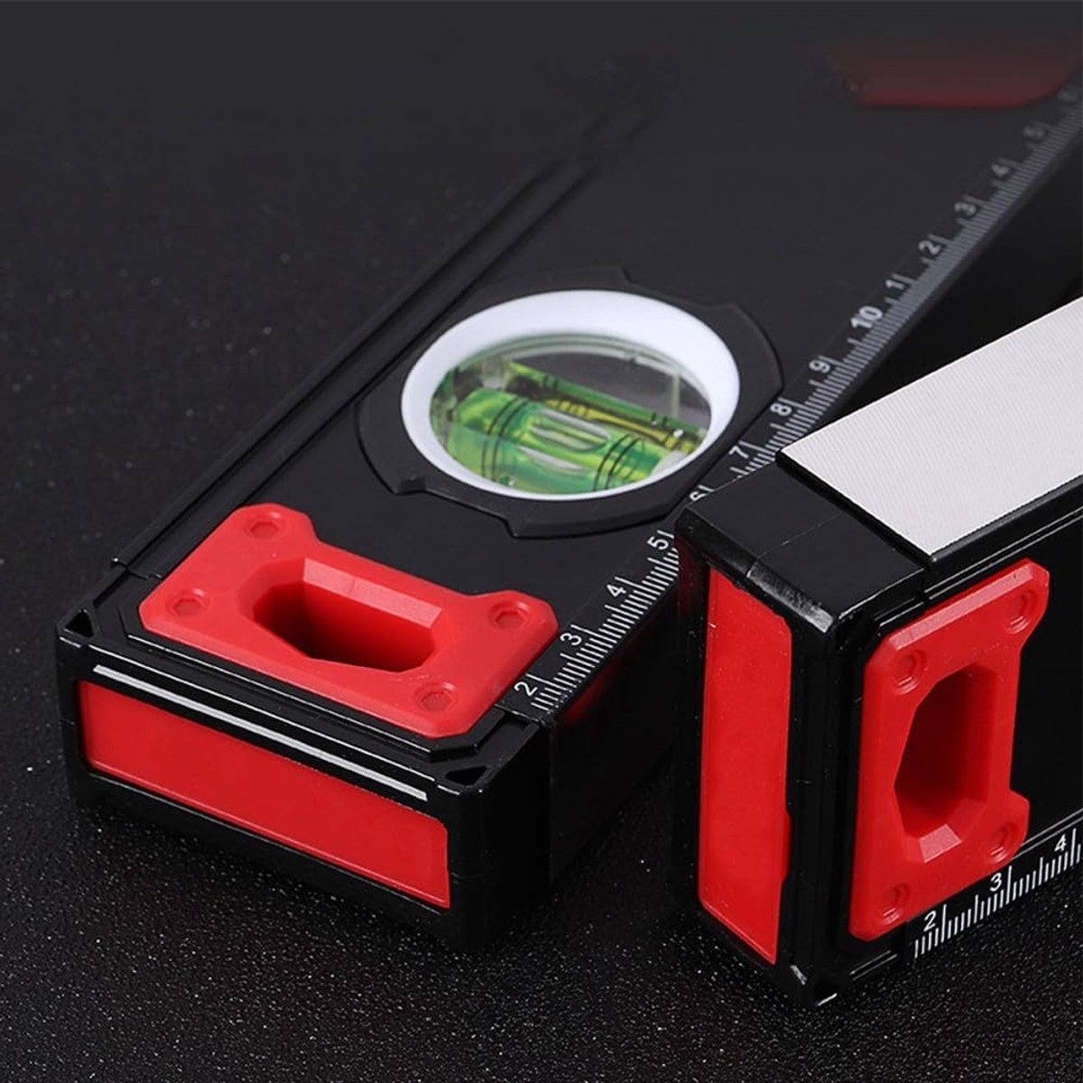 Digitaal Waterpas - Hellingsmeter Gradenschaal - Hoeken Meten - IP67 Waterdicht - 30 cm - Rood
