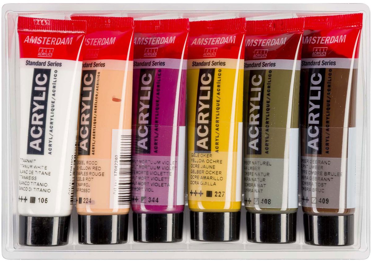 Amsterdam Standard Series acrylverf portret set | 6 × 20 ml — afbeelding 8