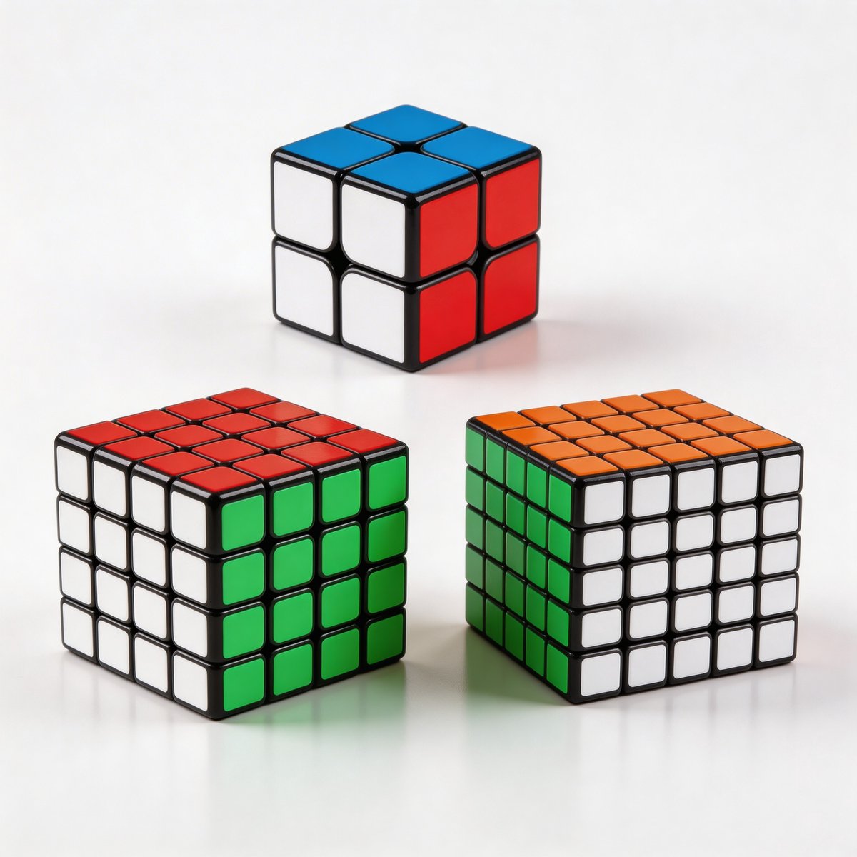 Speed cube 3-pack – Speedcube | Snel, Soepel & Duurzaam – Klassieke Puzzelkubus voor Jong & Oud - Rubiks Cube - Rubiks Kubus