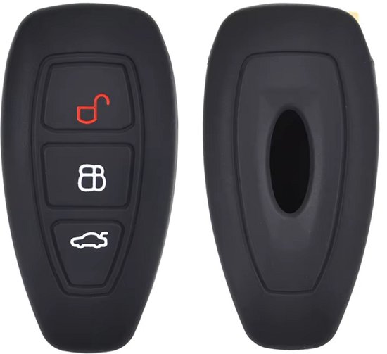 Puma Key Remote Siliconen Remote Cover Key Case key cover Zwart/Rood voor Ford Puma ...