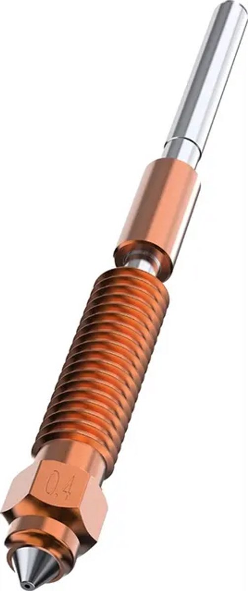 Creality K1C / K1 Max Nozzle 0,4mm – Koper & Gehard Staal – 600 mm/s