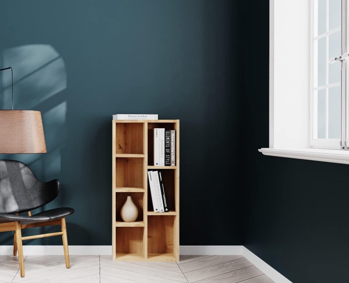 Luxe Boekenkast – Eiken – 5x24x106 cm – Industrohome