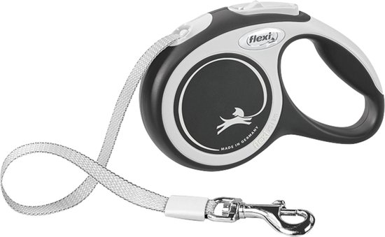 Flexi New comfort lint XS/3M Zwart