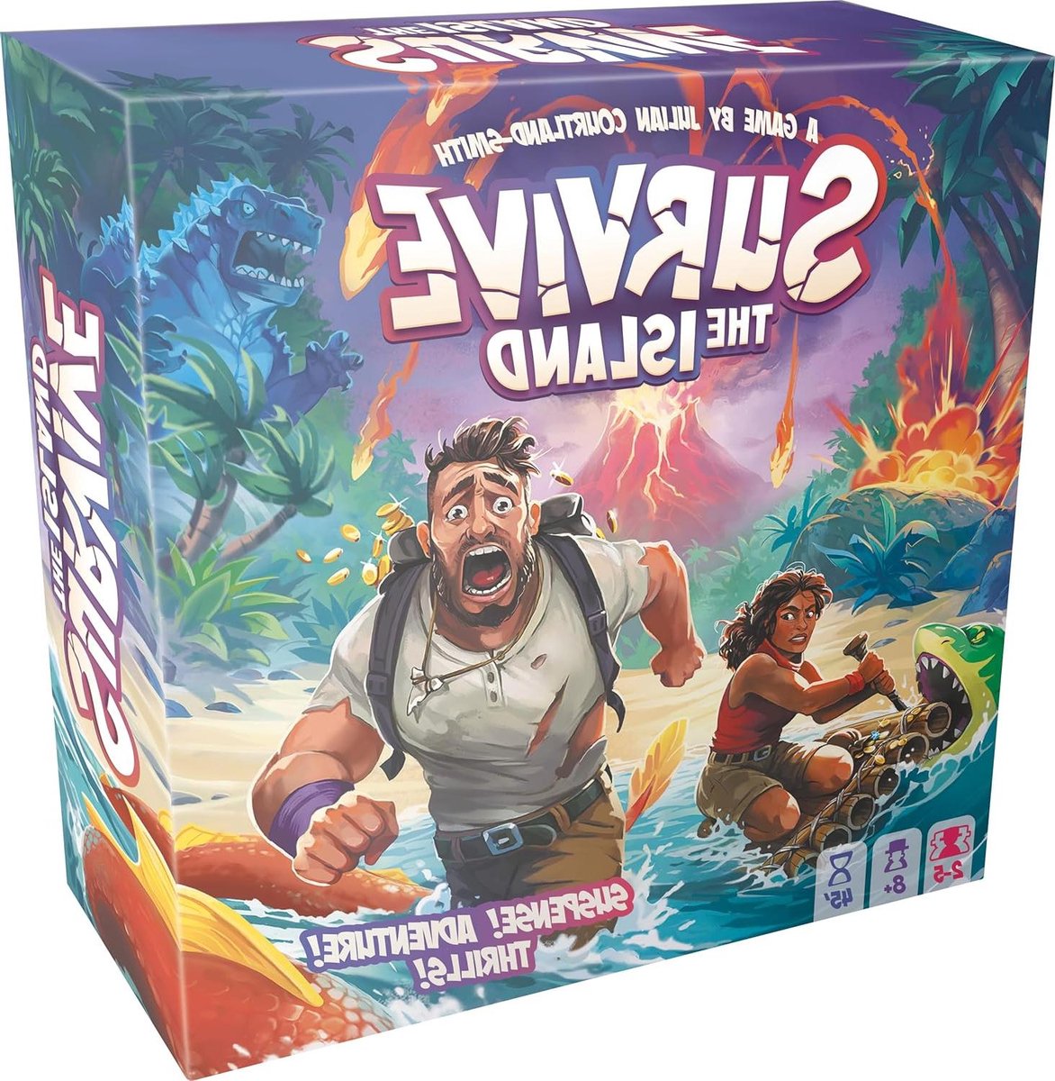 Overleef het eiland - Expeditie spel - Familie spel avond - Vernieuwde artwork - 2-5 spelers - Multikleur