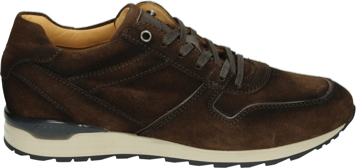 Greve - 7243.35 - Lage sneakersVrije tijdsschoenenHeren sneakers - Kleur: Bruin - Maat: 40